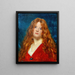 Portrait of a Red-haired Woman 1876 - Carolus-Duran — framed artwork on a wall
