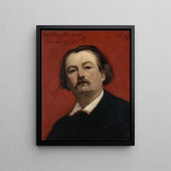 Portrait of Gustave Doré - Carolus-Duran — framed artwork on a wall