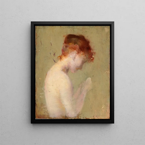 Untitled Painting - Carolus-Duran — framed artwork on a wall