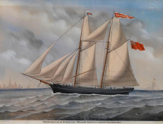 Brig anglais Perseverance de Fowey - Carolus Ludovicus Weyts — artwork view