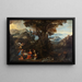 Heroic Landscape Painting - Carracci School — framed artwork on a wall