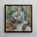 Cascade - John Henry Twachtman — framed artwork on a wall