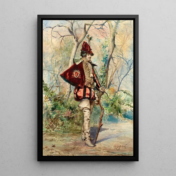Archer - Casimiro Tomba — framed artwork on a wall