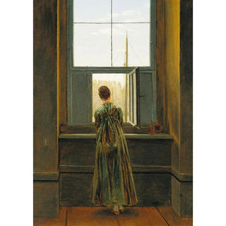 Caspar David Friedrich - Woman at a Window.webp