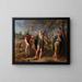 Allégorie du Temps, du Travail et de l'Inactivité - Caspar Jacob van Opstal le Jeune — framed artwork on a wall