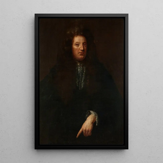 Jan Karel Nicolaas van Hove dean of the Guild of Saint Luke - Caspar Jacob van Opstal the Younger — framed artwork on a wall