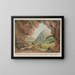 The dragon's cave near Stanz, canton of Unterwald - Caspar Leontius Wyss — framed artwork on a wall