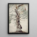 Study of a Tree - Caspar Scheuren — framed artwork on a wall