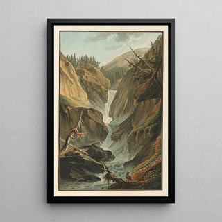 Caspar Wolf - Chute de lAar au dessus de Gutdannen.webp