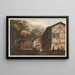 La Clôture - Caspar Wolf — framed artwork on a wall