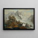 Glacier Lauteraar - Caspar Wolf — framed artwork on a wall
