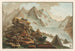 Glacier of Lauteraar painting, Bern canton, Oberhasli district - Caspar Wolf — artwork view