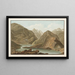 L'Hôpital sur le Grimsel dans le Canton de Berne - Caspar Wolf — framed artwork on a wall