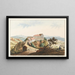 Château Thorberg in the canton of Bern - Caspar Wolf — framed artwork on a wall