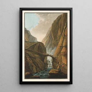Reproduction of the painting Pont du Diable - Caspar Wolf