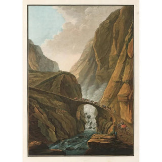 Reproduction of the painting Pont du Diable - Caspar Wolf