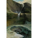 Reproduction of the painting Les chutes de Geltenbach dans la vallée de Lauenen avec un pont de glace - Caspar Wolf