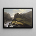La vieille et la nouvelle route du Gothard au-dessus de Hospental - Caspar Wolf — framed artwork on a wall