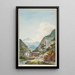 Reproduction of the painting View of the Weissenbourg Bath in the canton of Bern - Caspar Wolf