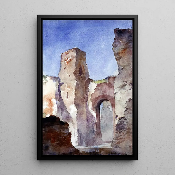 Reproduction of the painting Thermes de Caracalla Rome - Cass Gilbert