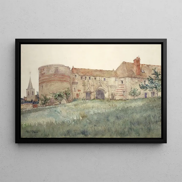 Château de l'Houblounière - Cass Gilbert — framed artwork on a wall