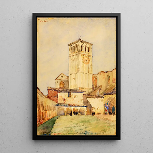 Église Saint François Assise - Cass Gilbert — framed artwork on a wall