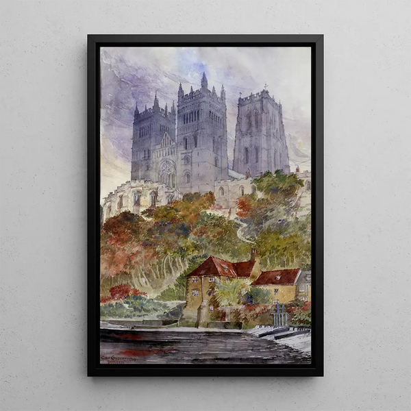 Reproduction of the painting Durham Cathedral England - Cass Gilbert
