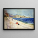 on the beach below the Promenade des Anglais, Nice, France - Cass Gilbert — framed artwork on a wall