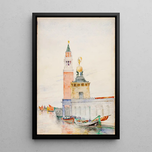 Venice Painting - Cass Gilbert — framed artwork on a wall