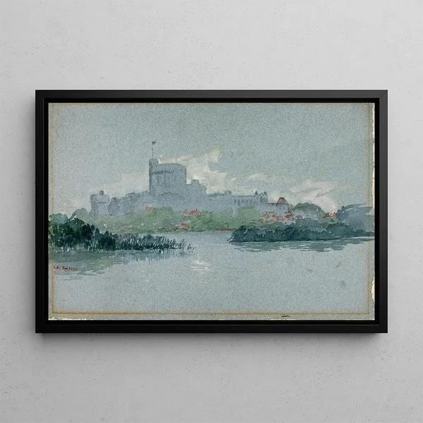 Windsor Castle England - Cass Gilbert — framed artwork on a wall