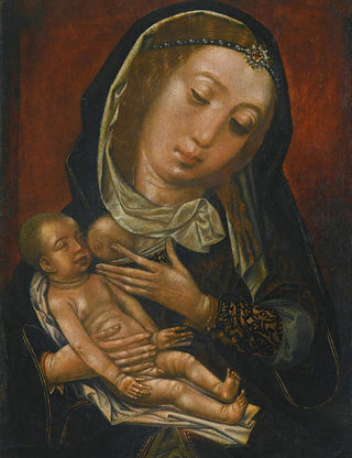 the Virgin and Child - Castilian School — artwork view