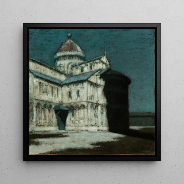 Cathedral of Pisa - Olga Boznanska — framed artwork on a wall