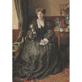 Portrait painting of Emma Madox Brown - Catherine Madox Brown — artwork view