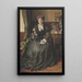 Portrait painting of Emma Madox Brown - Catherine Madox Brown — framed artwork on a wall