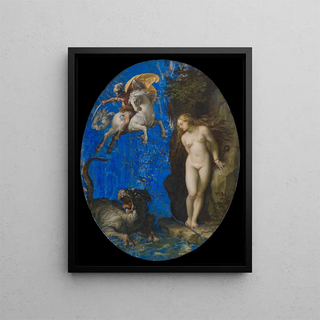 Perseus Saving Andromeda - Cavaliere d'Arpino — framed artwork on a wall