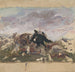Cavaliers on horseback - Jozef Hanula — artwork view