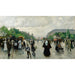 Reproduction of the painting What is happening in Copenhagen - Paul Fischer