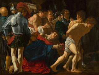 The Christ Carrying the Cross - Cecco del Caravaggio — artwork view
