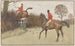 "Ar Never Gets Off" hunting scene painting - Cecil Charles Windsor Aldin — artwork view