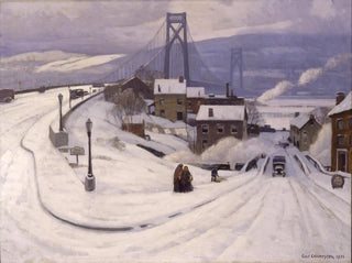 Pont de MidHudson en hiver - Cecil Chichester — artwork view