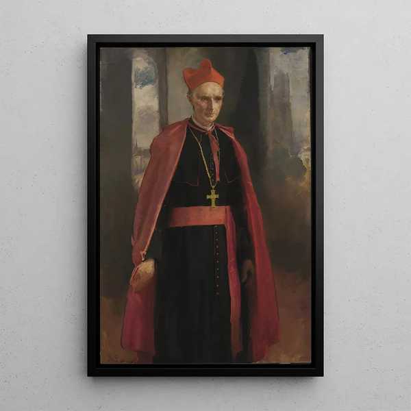 Cardinal Mercier - Cecilia Beaux — framed artwork on a wall