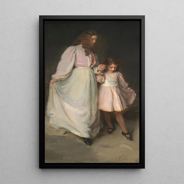 Reproduction of the painting Dorothea and Francesca Painting - Cecilia Beaux