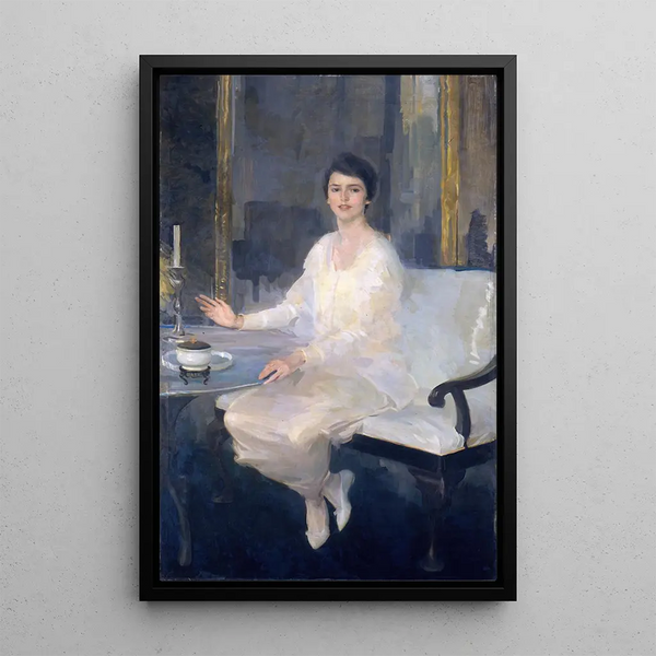 Ernesta Painting - Cecilia Beaux — framed artwork on a wall