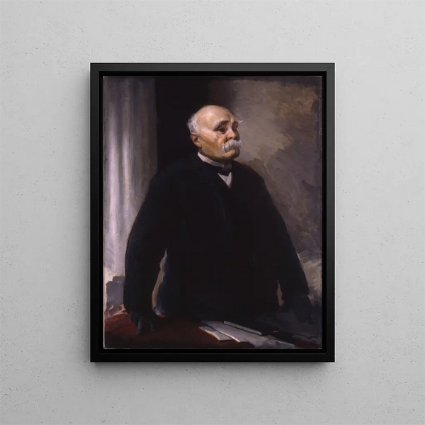 Georges Clemenceau - Cecilia Beaux — framed artwork on a wall