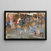 on the beach - Cecilio Pla — framed artwork on a wall