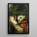 Conversation sous un arbre - Célestin Nanteuil — framed artwork on a wall