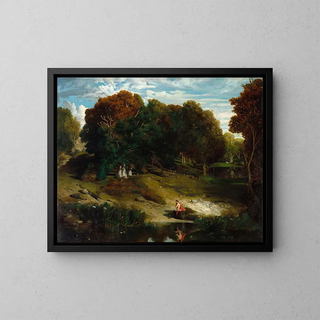 In the Forest - Célestin Nanteuil — framed artwork on a wall