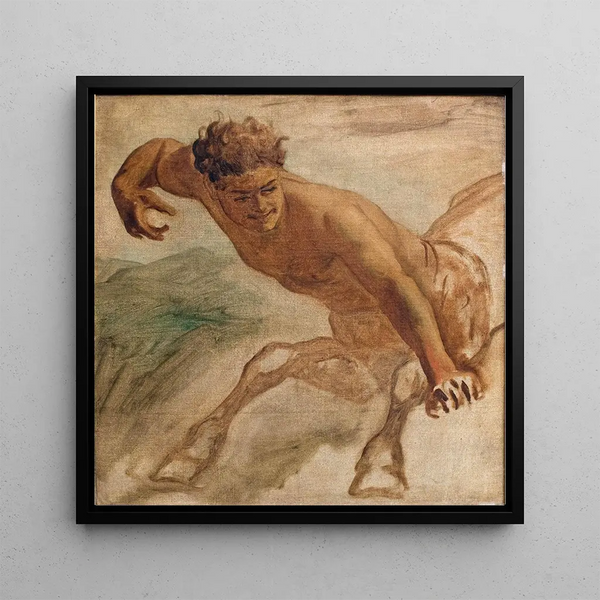 Centaure - Ludvig Abelin Schou — framed artwork on a wall