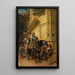 Reproduction of the painting À la joute - Cesare Auguste Detti