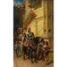 Reproduction of the painting À la joute - Cesare Auguste Detti
